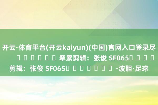 开云·体育平台(开云kaiyun)(中国)官网入口登录尽在新浪财经APP 牵累剪辑:张俊 SF065 -波胆·足球